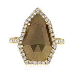 Bague en or et Diamant chocolat SI2 (CIRARI)