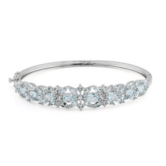 Bracelet en argent et Topaze bleu ciel