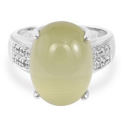 Bague en argent et Aragonite de Capillitas