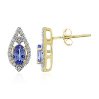 Boucles d'oreilles en or et Tanzanite (Adela Gold)