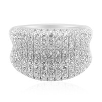 Bague en argent et Zircon