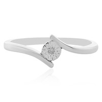 Bague en argent et Diamant I2 (H)