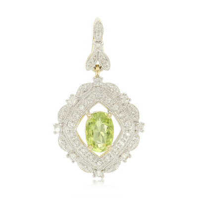 Pendentif en or et Tourmaline Paraïba