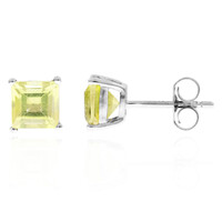 Boucles d'oreilles en argent et Quartz de l'Ouro Verde
