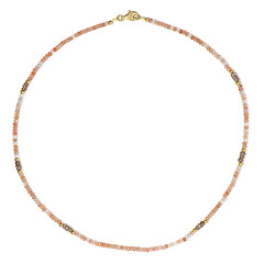Collier en argent et Pierre du Soleil