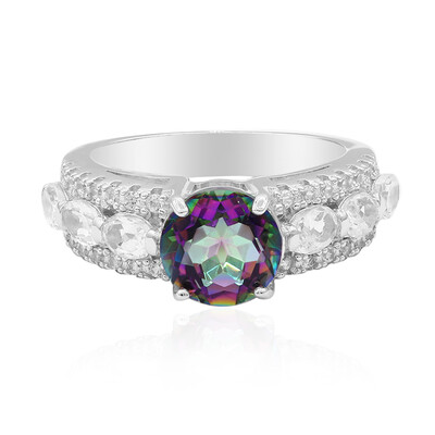 Bague en argent et Quartz mystique