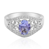 Bague en argent et Tanzanite