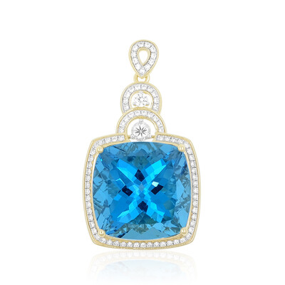 Pendentif en or et Topaze de Marambaia