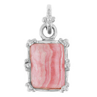 Pendentif en argent et Rhodochrosite (Art of Nature)