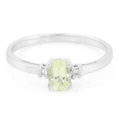 Bague en argent et Chrysobéryl