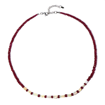 Collier en argent et Opale Welo