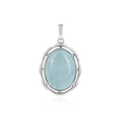 Pendentif en argent et Aigue-marine