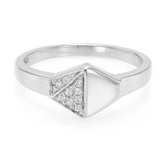 Bague en argent et Zircon