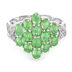 Bague en argent et Kyanite Menthe