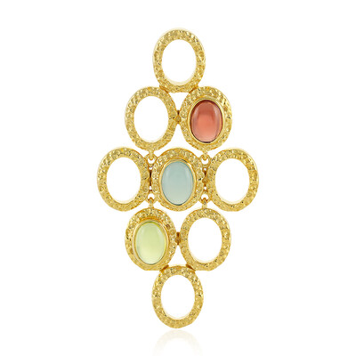 Pendentif en argent et Grenat d'Inde