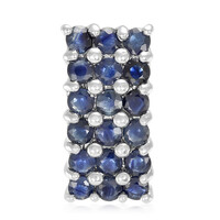 Pendentif en argent et Saphir bleu