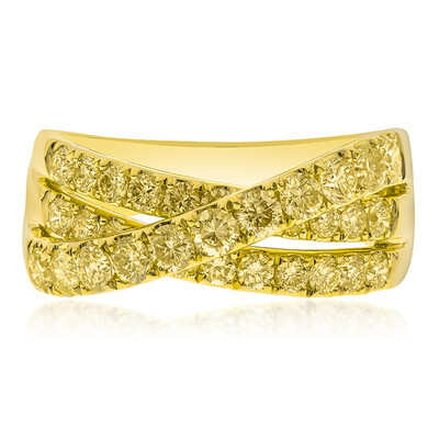 Bague en or et Diamant SI2 jaune (CIRARI)