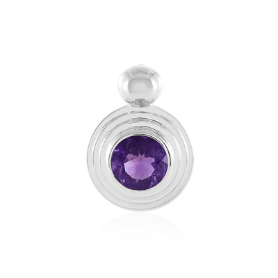 Pendentif en argent et Améthyste de Sibérie (de Melo)