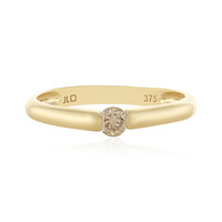Bague en or et Diamant chocolat I1