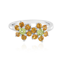 Bague en argent et Péridot