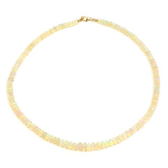 Collier en or et Opale Welo