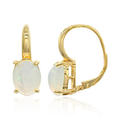 Boucles d'oreilles en argent et Opale Welo