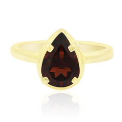 Bague en argent et Grenat du Mozambique