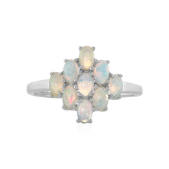 Bague en argent et Opale Welo