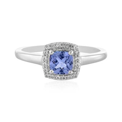 Bague en argent et Tanzanite non chauffée
