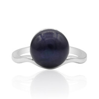 Bague en argent et Perle de culture d'eau douce (TPC)