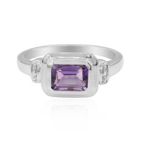 Bague en argent et Améthyste