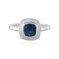 Bague en argent et Opale Mezezo