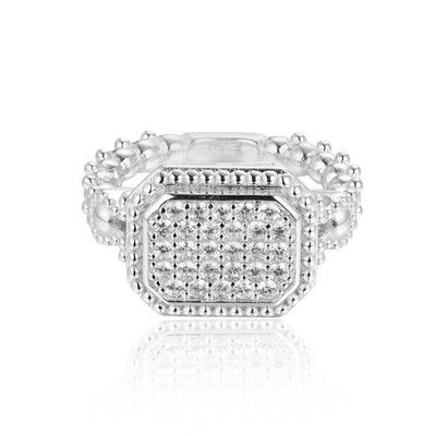 Bague en argent et Zircon (Dallas Prince Designs)