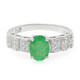 Bague en argent et Emeraude de Bahia