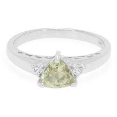 Bague en argent et Béryl de l’Amazonie