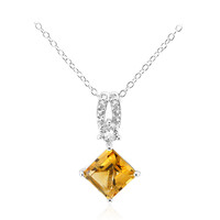 Collier en argent et Citrine