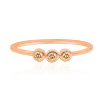 Bague en or et Diamant rose de France SI1 d'Argyle 