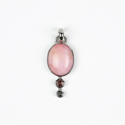 Pendentif en argent et Opale des Andes