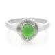 Bague pour homme en argent et Chrysoprase impériale