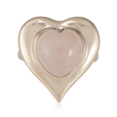 Bague en argent et Quartz rose