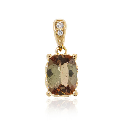 Pendentif en or et Andalousite