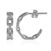 Boucles d'oreilles en argent et Zircon