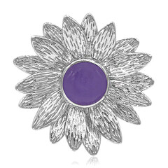 Pendentif en argent et Jade lavande