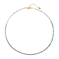 Collier en argent et Diamant bleu