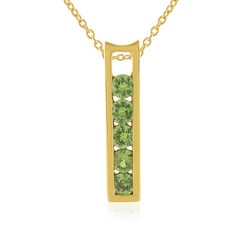 Collier en argent et Grenat Démantoïde
