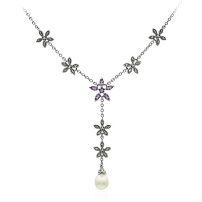 Collier en argent et Perle de culture d'eau douce