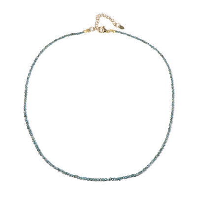 Collier en argent et Diamant bleu
