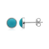 Boucles d'oreilles en argent et Turquoise