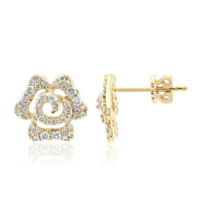 Boucles d'oreilles en or et Diamant SI1 (G) (Annette)