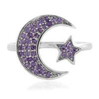 Bague en argent et Améthyste